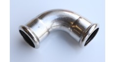 Stainless steel press-fit 90 deg elbow
